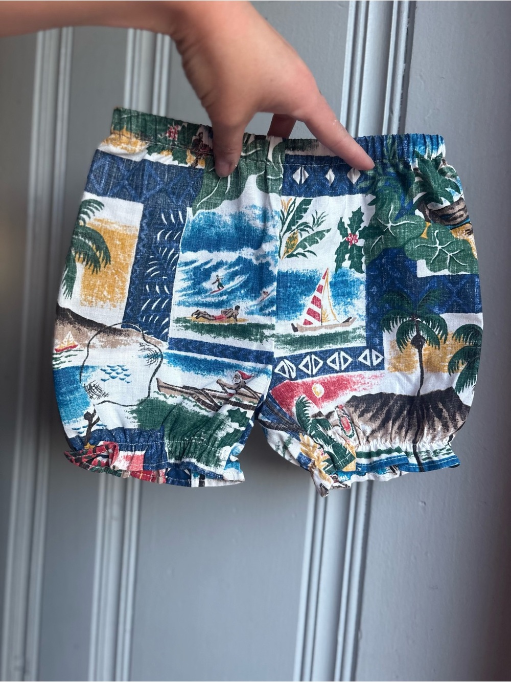 Kids Reyn Spooner Tropical Print Shorts Bubble Shorts 18/24M